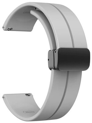 Ricardo Silicone Strap 20mm (for Amazfit Active 2), grey, Quick Release