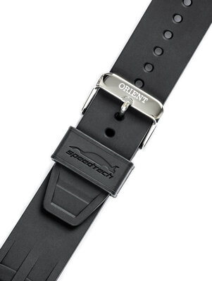 Silicone strap Orient VDEWZSB 24mm (for models SDA05, SKT00), black