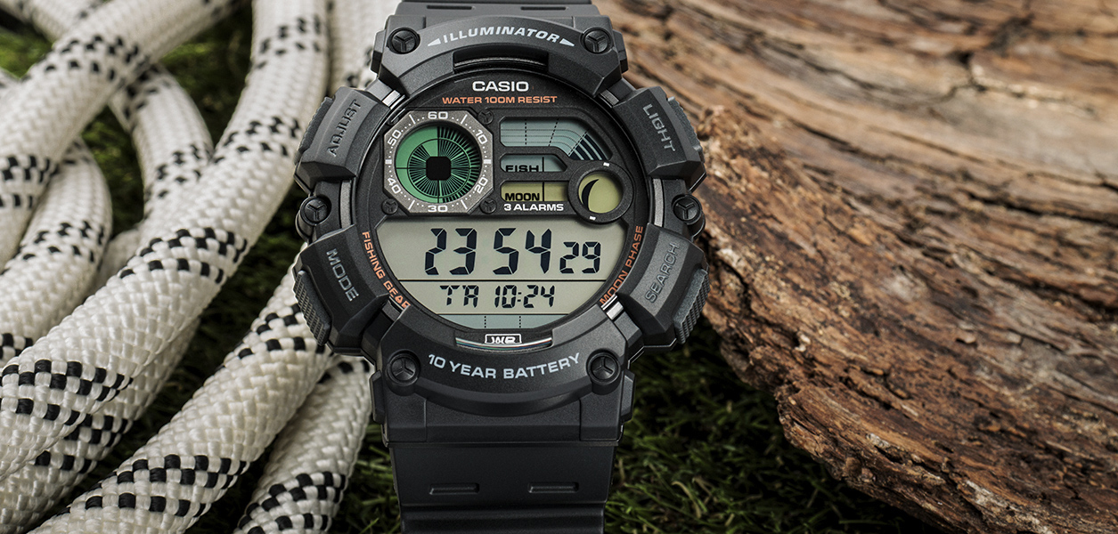 Watch Casio Collection Fishing Gear WS-1500H-1AVEF